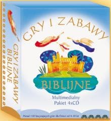 Gry i zabawy biblijne. Pakiet 4 PC CD-ROM - Praca zbiorowa