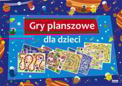 Gry planszowe dla dzieci Skarby skrzatów, Sałatka owocowo-warzywna, Zoo, Tor przeszkód, Zamkowe duszki, Kosmos, Korale...