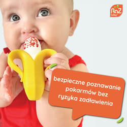 Galeria - zdjęcie nr. 3 - Gryzak silikonowy do owoców i pokarmu banan