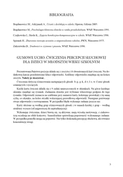 Galeria - zdjęcie nr. 2 - Gumowe ucho ćwiczenia percepcji słuchowej dla dzieci w młodszym wieku szkolnym