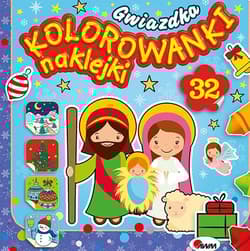 Gwiazdka. Kolorowanki naklejki - Opracowanie Zbiorowe