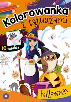 Halloween. Kolorowanka z tatuażami - Opracowanie Zbiorowe