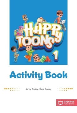 Happy Toons 1 edycja międzyna. AB + DigiBook (kod) - Dooley Jenny, Steve Dooley