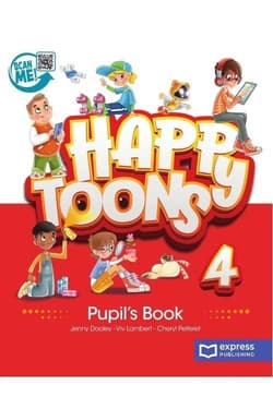 Happy Toons 4 edycja międzyna. PB + DigiBook (kod) - Dooley Jenny, Lambert Viv, Cheryl Pelteret
