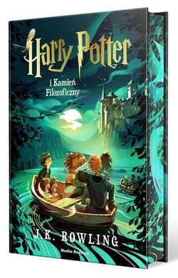 Harry Potter i Kamień Filozoficzny. Polska okładka z barwionymi brzegami - J.K. Rowling