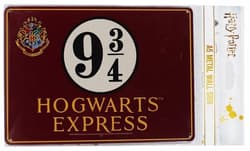 Harry Potter Tabliczka metalowa Peron 9 i 3/4
