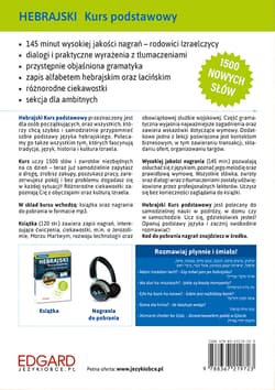 Galeria - zdjęcie nr. 2 - Hebrajski. Kurs podstawowy. Audio Kurs. Książka + MP3 wyd. 2