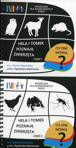 Hela i Tomek poznają zwierzęta Część 1-2 Pakiet. Książeczki dla najmłodszych dzieci