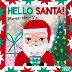 Hello Santa! a Christmas search-and-find mirror book -  King-Chai Sharon