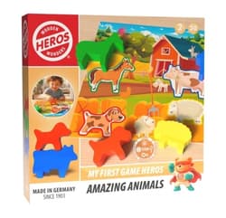 Heros Moja pierwsza Gra drewniana Niesamowite Zwierzęta