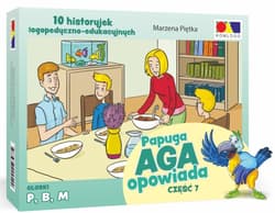 Historyjki obrazkowe. Papuga Aga opowiada cz.7 - Praca zbiorowa