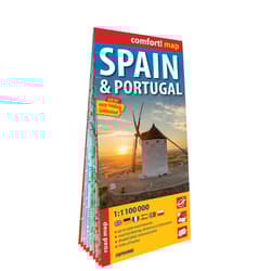 Hiszpania i Portugalia laminowana mapa samochodowa 1:1 100 000 - Opracowanie Zbiorowe