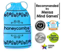 Honeycombs Blue - plastry miodu/7255