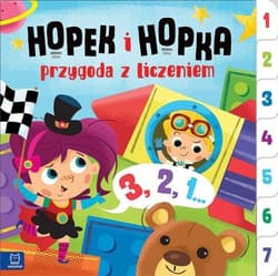 Hopek i Hopka przygoda z liczeniem.  Interaktywna książeczka dla dzieci