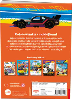 Galeria - zdjęcie nr. 3 - Hot Wheels Let's Race kolorowanka z naklejkami NA-1601