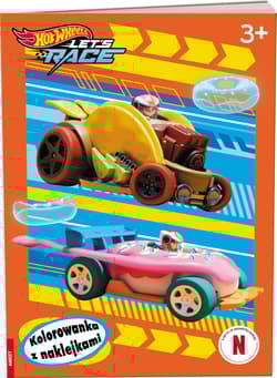 Hot Wheels Let's Race kolorowanka z naklejkami NA-1601