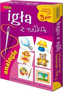 Igła z nitką Układanka edukacyjna