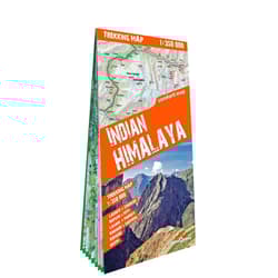 Indian Himalaya trekking map 1:350 000  laminat V2 - Opracowanie Zbiorowe