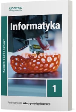 Informatyka 1 Podręcznik Zakres rozszerzony Szkoła ponadpodstawowa - Sidor Sławomir