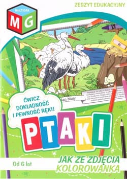 Jak ze zdjęcia kolorowanka Ptaki - Opracowanie Zbiorowe