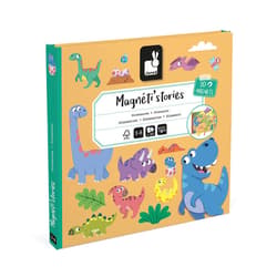 Janod Magnetyczna układanka Dinozaury Magneti'stories 3+
