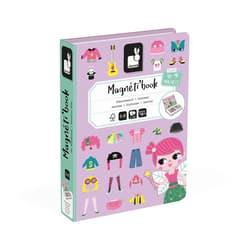 Janod Magnetyczna układanka Kostiumy Dziewczynka Magnetibook