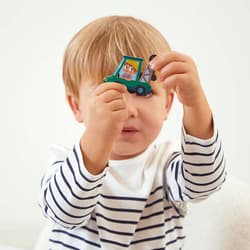 Galeria - zdjęcie nr. 3 - Janod Magnetyczna układanka Plac budowy Magneti'stories 3+