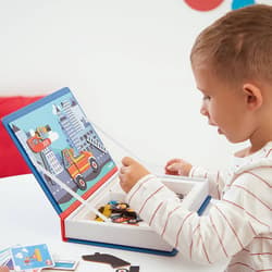 Galeria - zdjęcie nr. 4 - Janod Magnetyczna układanka Straż pożarna Magnetibook 3-8 lat