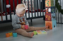 Galeria - zdjęcie nr. 2 - Janod Układanka drewniana sensoryczna "Kształty i dźwięki"