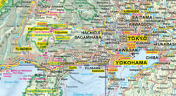 Galeria - zdjęcie nr. 4 - Japonia (Japan) laminowana mapa samochodowo-turystyczna 1:1 400 000