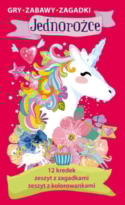 Jednorożce Gry zabawy zagadki Zestaw kreatywny z kredkami