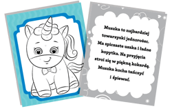 Galeria - zdjęcie nr. 2 - Jednorożce w krainie barw. Moje jednorożce. Ulubione kolorowanki