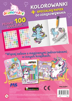 Galeria - zdjęcie nr. 2 - Jednorożce zapraszają do zabawy. Moje jednorożce. Odrysuj koloruj
