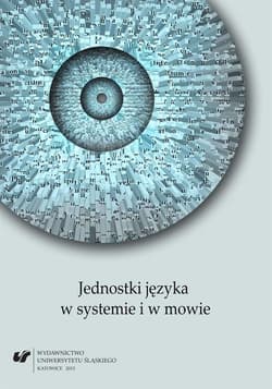 Jednostki języka w systemie i w mowie - Jolant, red. Andrzej Charciarek, Henryk Fontański