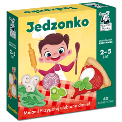 Jedzonko Układanka kreatywna 2-5 lat Kapitan Nauka - Katarzyna Nowakowska