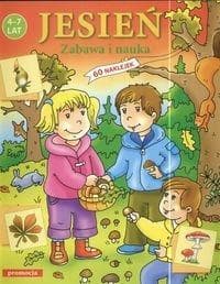 Jesień Zabawa i nauka 60 Naklejek - Warzecha Teresa