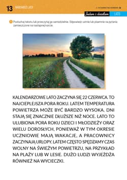 Galeria - zdjęcie nr. 2 - Jestem i działam Lato Materiały dla uczniów z niepełnosprawnością intelektualną