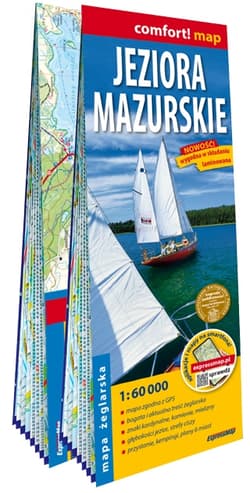Galeria - zdjęcie nr. 4 - Jeziora Mazurskie; 2-częściowa mapa żeglarska