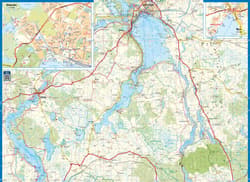 Galeria - zdjęcie nr. 2 - Jeziora Mazurskie; 2-częściowa mapa żeglarska