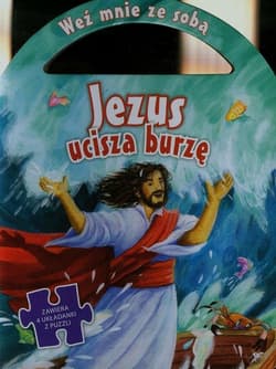 Jezus ucisza burzę Zawiera 4 układanki puzzli