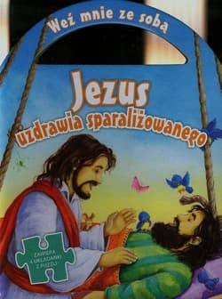 Jezus uzdrawia sparaliżowanego Zawiera 4 układanki z puzzli