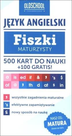 Język angielski Fiszki maturzysty. 500 kart do nauki + 100 gratis - Praca zbiorowa