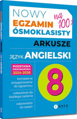 Galeria - zdjęcie nr. 4 - Język angielski. Nowy Egzamin ósmoklasisty. Arkusze 2024-2026