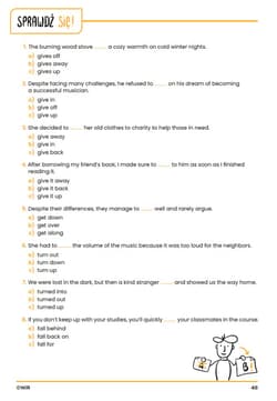 Galeria - zdjęcie nr. 3 - Język angielski Phrasal Verbs w obrazkach Ćwiczenia dla uczniów szkół średnich