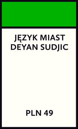 Język miast - ebook - Deyan Sudjic