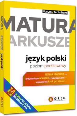 Galeria - zdjęcie nr. 2 - Język polski. Matura. Arkusze. Poziom podstawowy