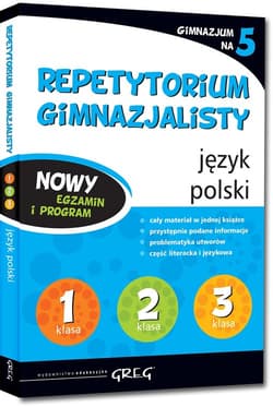JĘZYK POLSKI REPETYTORIUM GIMNAZJALISTY BR - Opracowanie Zbiorowe