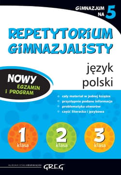 JĘZYK POLSKI REPETYTORIUM GIMNAZJALISTY BR - Opracowanie Zbiorowe