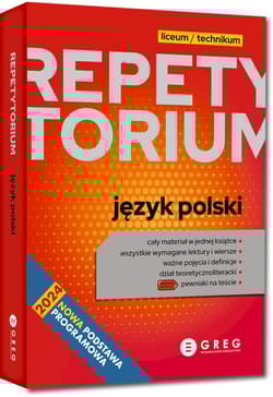 Galeria - zdjęcie nr. 2 - Język polski. Repetytorium. Liceum/technikum wyd. 2024