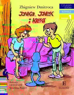 Jonka, Jonek i Kleks Czytam sobie Poziom 1 Komiks - Zbigniew Dmitroca